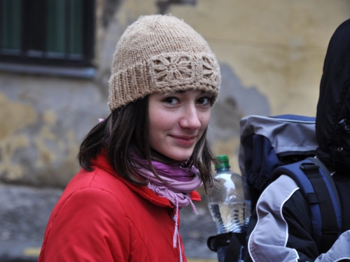 usměvavá