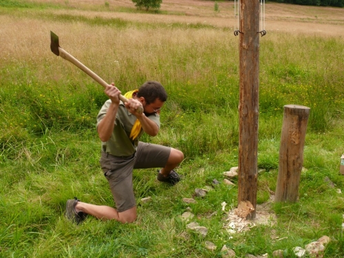 Dřevorubec.