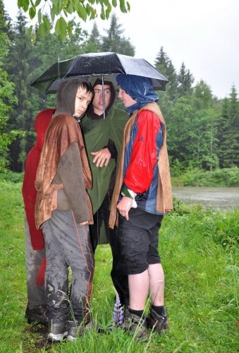 A pršelo a pršelo.... občas i lilo.