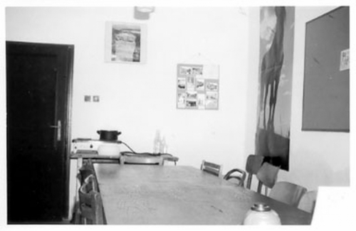 Stará klubovna - dveře (1991)